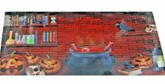 Witches Spell Photo Prop Wall Backdrop Scene Setter Haunted Halloween party