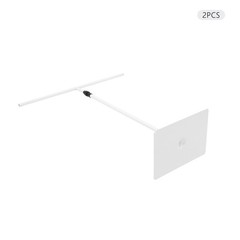 2PCS White Wedding Backdrop Stands,94-247cm Height Adjustable Backdrop Stands