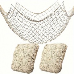 1pack Nautical Fishing Net w/Starfish Anchor Pirate Party Decor Hawaii