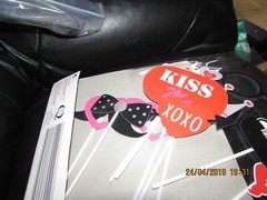 LOVE & ROMANCE THEME PHOTO PROP SELFIE KIT – 10 piece party kit
