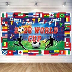 Versatile World Cup Backdrop: 71″ x 43″ Flag Design for Any Soccer Gathering