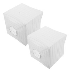 2pcs Foldable Paper Lanterns: Hanging Collapsible Lantern White – White Paper