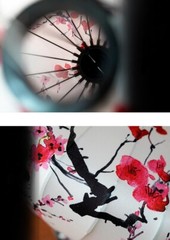 Japanese Hanging Lanterns Sashimi Sushi New Year Festival Cloth Lantern Decor