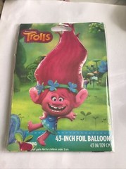 Trolls Poppy Foil Balloon 43″ Multicolor Pink Brand New Party Balloon