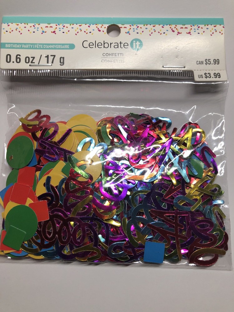 celebrate it Birthday Party Confetti Table Scatter LOT