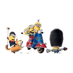 Minions British Invasion Shelf Top Cardboard Cutouts Pack of 3 28cm Tall
