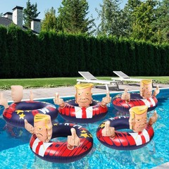Pool Float Donald Trump Summer Giant Presidential Inflatable Pool Float, Suit…