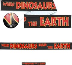 When Dinosaurs Ruled the Earth Banner (6″X60″)