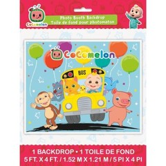 Cocomelon Photo Booth Wall Decor Kit Birthday Party Accessory 60″x48″ BRAND NEW