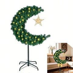 3ft Lighted Ramadan Moon Tree Star Decorations Islamic