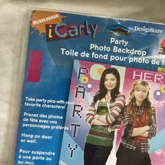 iCarly Party Photo Backdrop DesignWare 60×40 Inch Sam Carly Nickelodeon