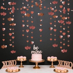 Valentines Day Party Decorations Rose Gold 52 Foot (Pack of 4),