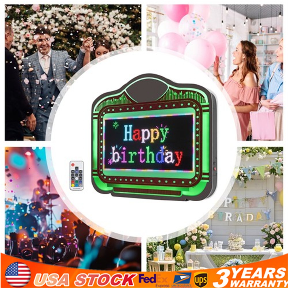 LED Letter Presenter Displayer Display Sign For Birthday Wedding Programmable