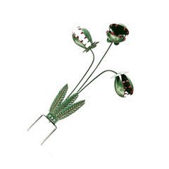 Rust Resistant Metal Flytrap For Sculpture for Outdoor Garden Yard Lawn Decor