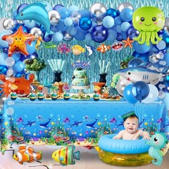 Under the Sea Party Decorations 98Pcs, Ocean Theme Birthday Party Supplies In…