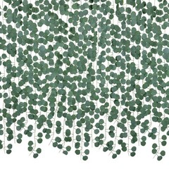DearHouse 86 Feet 12 Strands Artificial 12pcs Eucalyptus Vine, Light Green