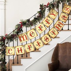 Christmas Decorations – Vintage Merry Christmas Banner