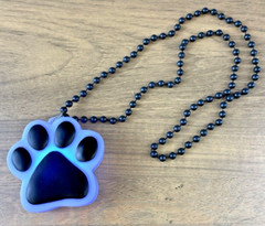 Dog Pawprint Light Necklace Multi-Color Stroller Hanging LED NEW-See Video