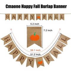 5 Pack 30Ft Artificial Fall Maple Leaf Garland Autumn Thanksgiving Decor