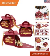 30 Pcs Graduation Cap Gift Boxes Graduation Decorations Class of 2026 Candy B…