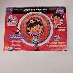 Vintage Dora The Explorer Singing Foil Balloon USA Made