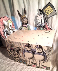 Truly Alice Mad Hatter Tea Party Table Centerpiece Box with Alice, Mad Hatter +