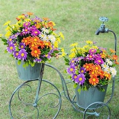 Artificial Flower Bouquet Realistic Detailed Texture For Party Decorations