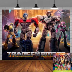 Transformers One 2024 Party Supplies Birthday Decorations Backdrop Banner 7x5ft