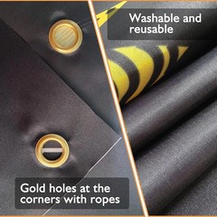 60Th Birthday Black Gold Party Decoration, Back in 1966 Banner 60 Year
