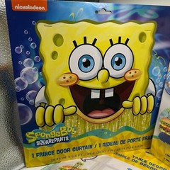 SpongeBob Squarepants Party Decorations Door Curtain, Table Decor, Hanging Decor