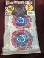 Western Bandana Party Supplies 6 String Decorations New!!!