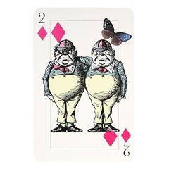 8 Reusable Oversized Playing Cards – Alice in Wonderland Party Decor, Mad Hatter