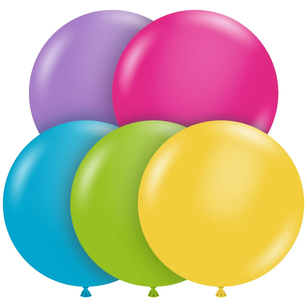 Tuftex 17″ Tropical Assorted Latex Balloons (10ct)
