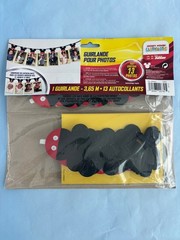 1st Birthday Mickey Mouse Forever 13-Picture Photo Garland Kit, 12ft, 42pc