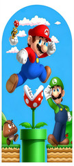 Super Mario Peach Princess Arch Backdrop Cover Background Birthday Party Banner