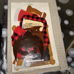 Lumberjack Wilderness Bear Enhanced Photo Booth Props 10 pc. *NEW IN SEALED PKG*