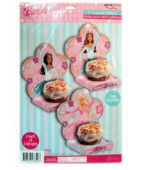 Barbie Hallmark Princess Cupcake Holders (6ct) Birthday Party Supplies