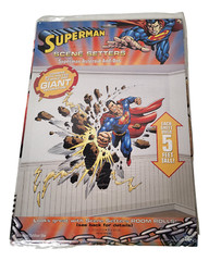Superman Party Decorations Giant Wall Scene Setter DC Comics Super Heros