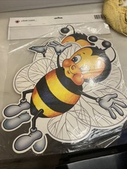 2 Pack 17″ Bee Wall Decoration Diecut Cutouts 1996 Beistle New Bumblebee