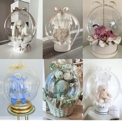 Large Clear Balloons for Stuffing, 10pack Big Extra Wide Mouth Bubble BoBo Ba…