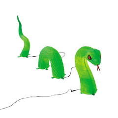 20″ Light-Up Green Lawn Snake Halloween Outdoor Decoration – Morris Costumes