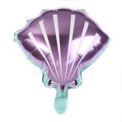 Mermaid Tail and Shell Balloon Set for Magical Under the Sea Parties