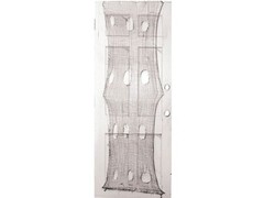 Black Creepy Cloth Halloween Door Decoration 60×30 Haunted House Prop Party Mesh