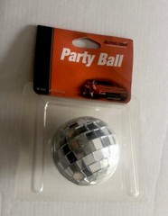 Mirror Disco Ball Silver Hanging Party Disco Ball In Car , Suv . New Condition