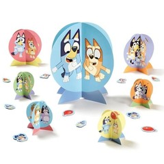 Bluey Party Supplies Table Centerpiece Decoration Kit Birthday 27 Pc Set