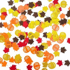Fall Confetti 200 Pcs Glitter Maple Leaf Shape Thanksgiving Table Scatter