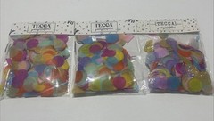 Tecca Brand Confetti Multi Colored Circles Three Bags FREE SHIPPING