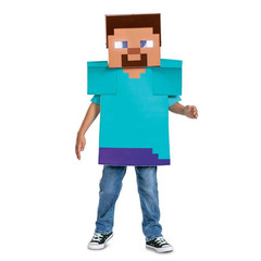 Kids Light-Up Minecraft Steve Costume Kit – Morris Costumes