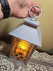 Sunflower LED Lantern Candle Light May Your Days Be Filled With Sunshine Gift