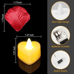 Stunning 2031-pc Marry Me Proposal Set with Letters, Candles & Rose Petals